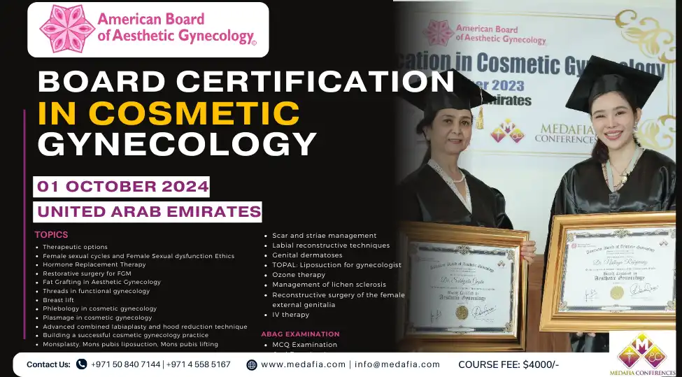 Board Certification in Cosmetic Gynecology October 2024